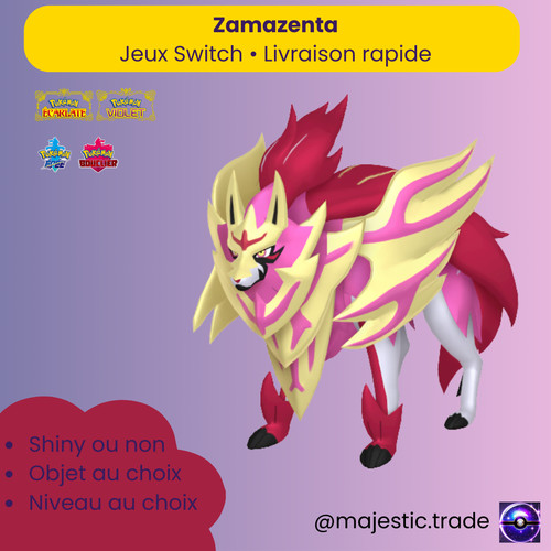 Zamazenta shiny 6iv - zamazenta,