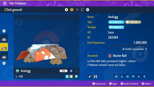 Avalugg hisui shiny 6iv - hisui, +