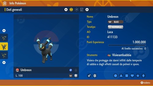 Umbreon shiny 6iv battle ready - 6iv,