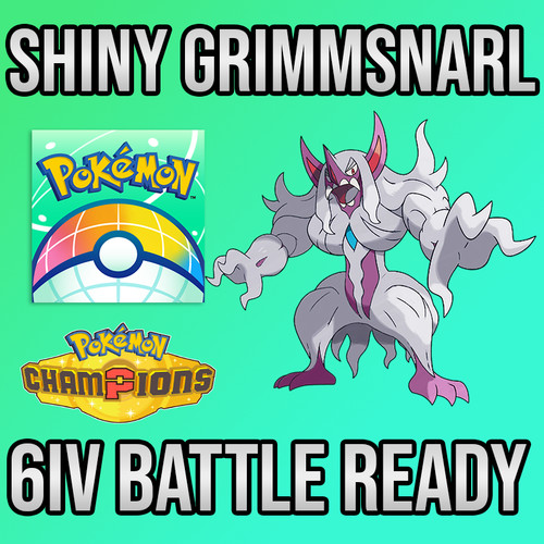6iv shiny grimmsnarl - shiny,