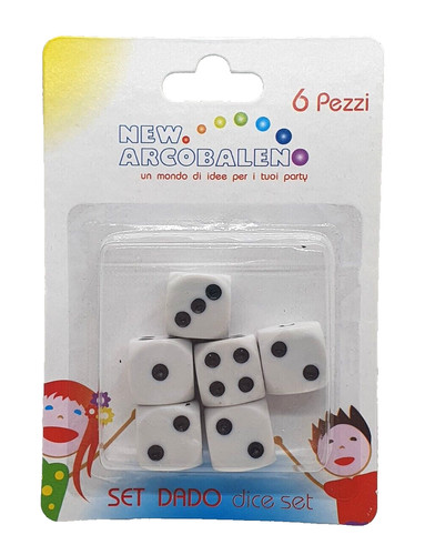 Pezzi dadi da gioco - 6,