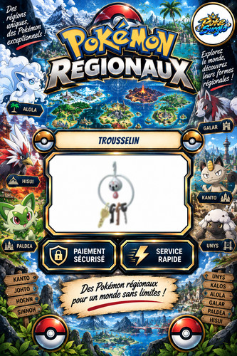 Trousselin gen pokemon go - gen, 6