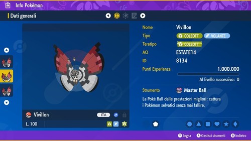 Vivillon pokeballl form 6iv - form,