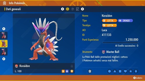 Koraidon 6iv masterball - 6iv,