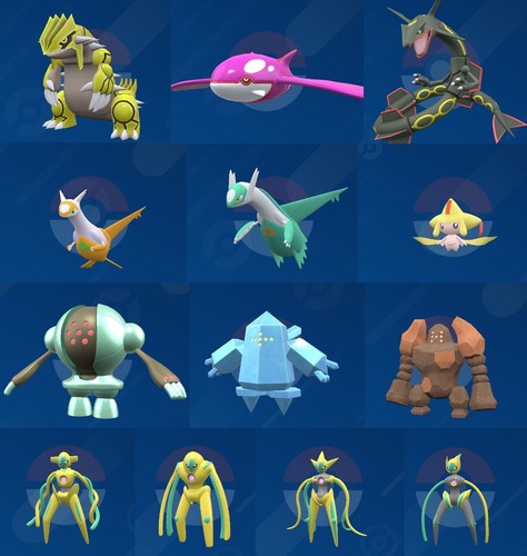 Tutti leggendari hoenn - tutti,