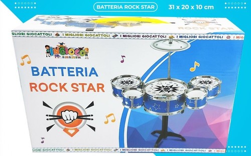 Batteria musicale rock star - musicale,