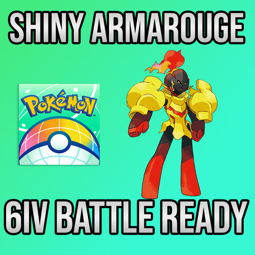 6iv shiny armarogue battle - armarogue,