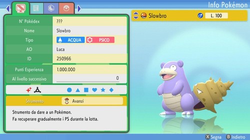 Slowbro shiny 6iv - battle, ready