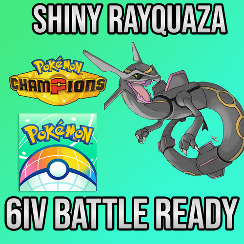 6iv shiny rayquaza - ✨6iv,