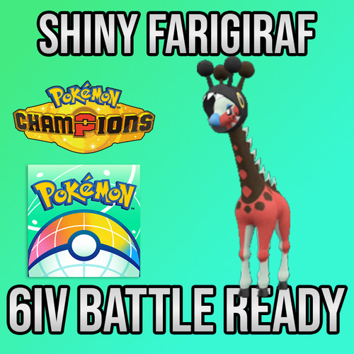 6iv shiny farigiraf battle - ✨6iv,