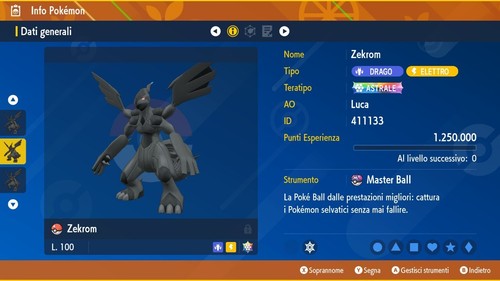 Zekrom 6iv masterball - zekrom, +
