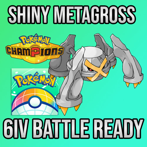 6iv shiny metagross - metagross, battle