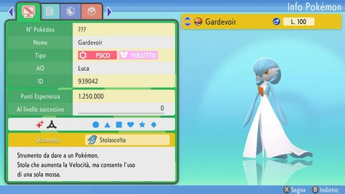 Gardevoir shiny 6iv - gardevoir,