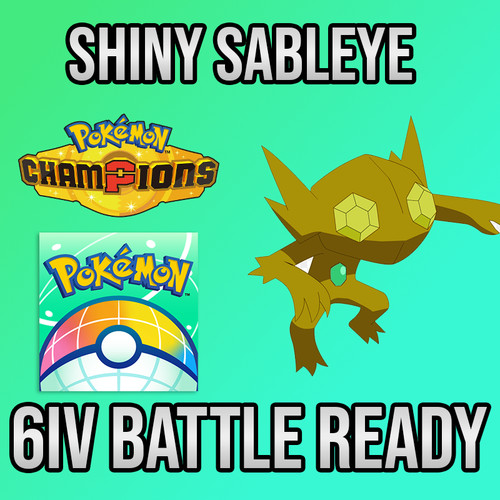 6iv shiny sableye - ✨6iv, battle