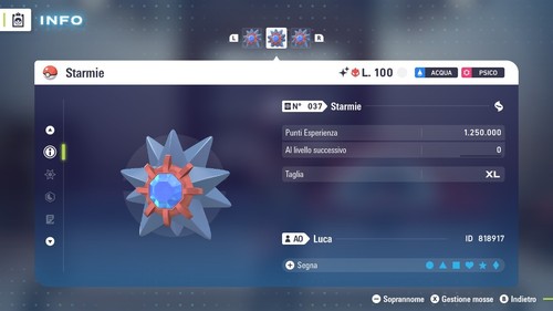Starmie alfa shiny - starmie,