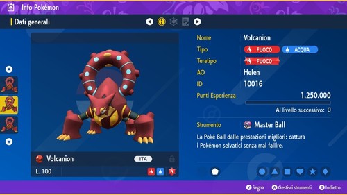 Volcanion 6iv masterball - 6iv, +