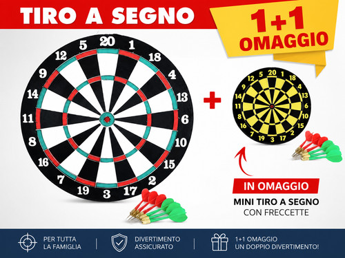 Gioco tiro segno con 6 - tiro,