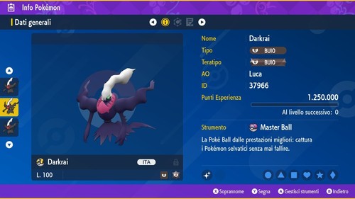 Darkrai shiny 6iv battle - battle, ready