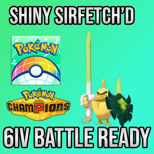 6iv shiny sirfetch - shiny, +