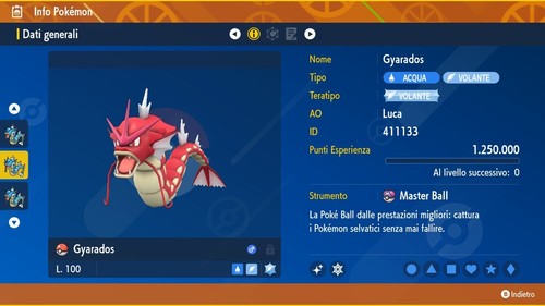 Gyarados shiny 6iv - 6iv, +